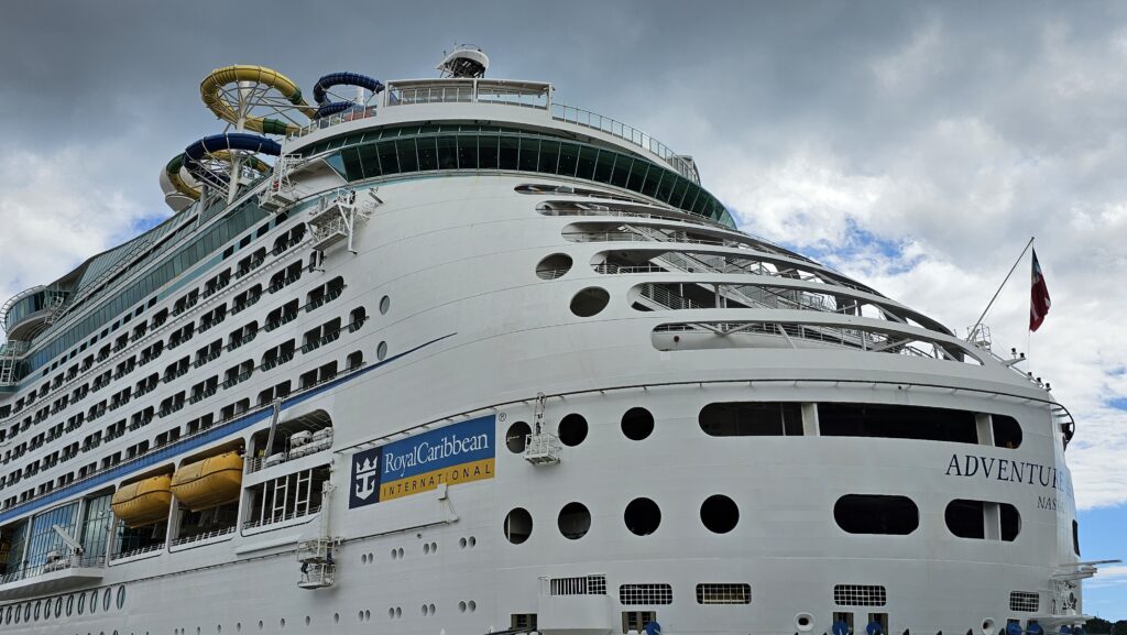 rear view of royal caribbean cruise ship