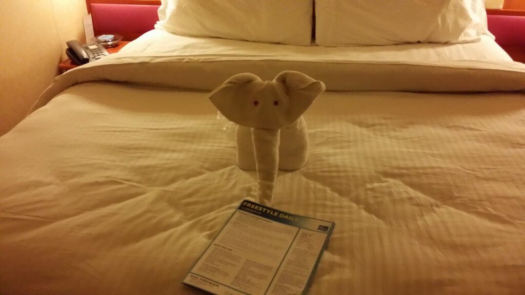cabin towel animal scaled