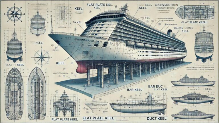keel of cruise ship