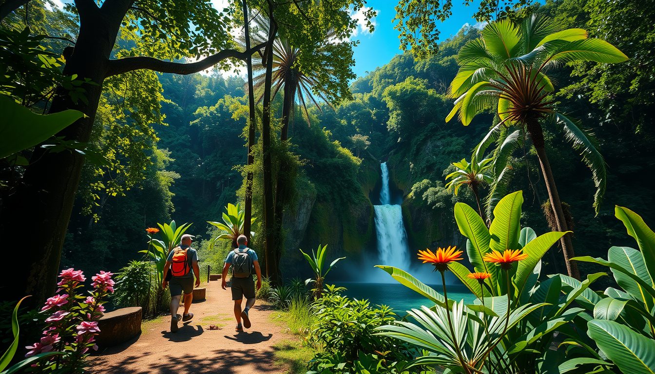 Conquer the Trails: St. Lucia Rainforest Hike and Hidden Waterfall Safari