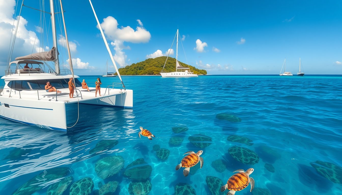 Unwind in Paradise: Turtle Cove Snorkel and Scenic Sail to Little Buck Island Wildlife Refuge